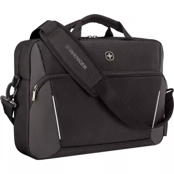 Pasta para portátil Wenger XE Compact Brief 16 com compartimento para tablet, preto