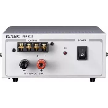 Fonte de alimentação de mesa Voltcraft FSP 1225 — ajustável 11–15 V DC, 25 A