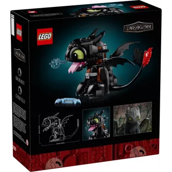 LEGO ICONS 10375 Como Treinar o Teu Dragão: Banguela