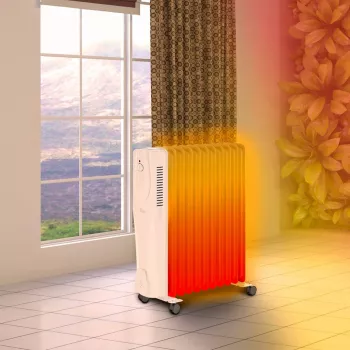Radiador a óleo Extralink NY-25W1 2500W, 11 elementos