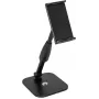 Suporte para smartphone e tablet ajustável em altura dobrável Omnitronic HTS-2 – suporte portátil ajustável em altura