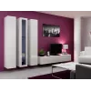 Conjunto de armários de sala Cama VIGO 2 branco/branco brilhante