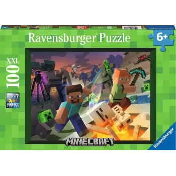 Ravensburger Minecraft puzzle 100 peças videojogo