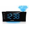 Blaupunkt CRP81USB rádio-despertador com projeção e carregamento USB, preto