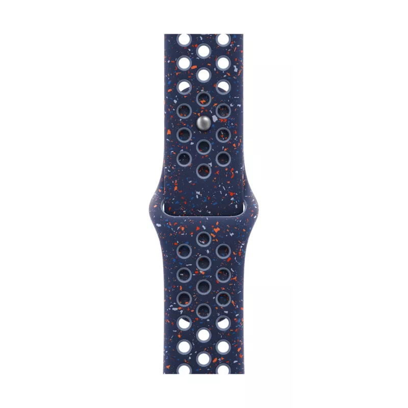 Bracelete Apple Nike Sport Band MGCA4ZM/A azul alumínio fluoroelastómero 46 mm