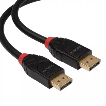 Cabo DisplayPort 1.4 ativo Lindy 7,5m, 7,5 m, DisplayPort, DisplayPort, ficha, ficha, 7680 x 4320 píxeis
