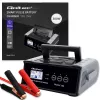 Carregador de bateria QOLTEC 52514 — 12V/24V, 25A, para baterias AGM/GEL/SLA com visor LCD
