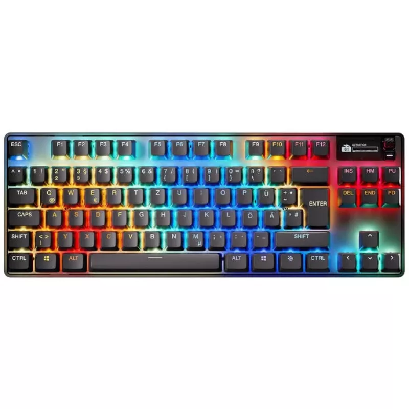 Teclado gaming mecânico STEELSERIES Apex Pro TKL Gen 3 Wireless RGB, tenkeyless