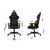 Cadeira gaming Huzaro Force 6.2 Mesh RGB