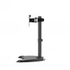 Suporte de secretária para monitor GEMBIRD MS-D1ST-04 para ecrãs de 13–32 polegadas, altura e inclinação ajustáveis, VESA 75x75–100x100, até 8 kg