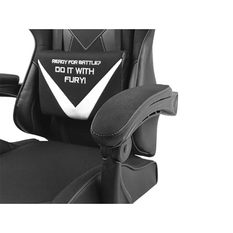 Cadeira gaming universal FURY Avenger L com assento acolchoado preta