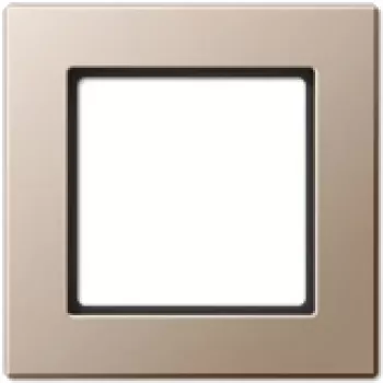 Placa de cobertura para interruptor de parede JUNG AC 581 CH champanhe, duroplasto, 84×84 mm