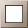Placa de cobertura para interruptor de parede JUNG AC 581 CH champanhe, duroplasto, 84×84 mm