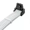 Cabo de ligação CableMod C-Series Pro - Variante A, 90°, 16-Pin para 3x8-Pin PCIe, Branco