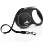 Treia Flexi Black Design L 5 m com mecanismo retrátil para cão