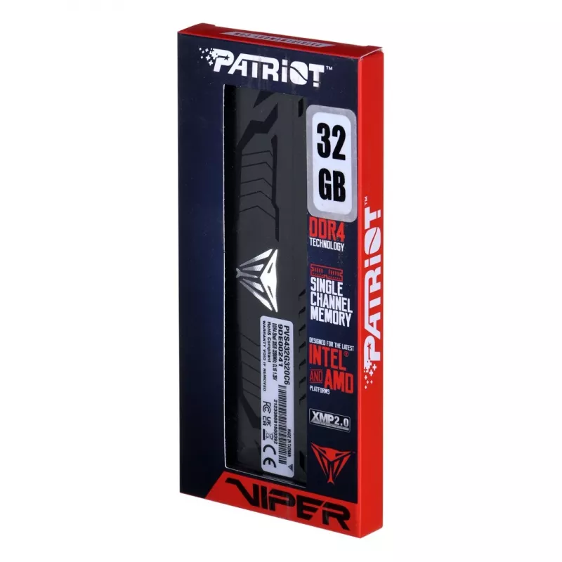 Patriot Viper Steel módulo de memória DDR4-3200 CL16 de 32 GB (PVS432G320C6)