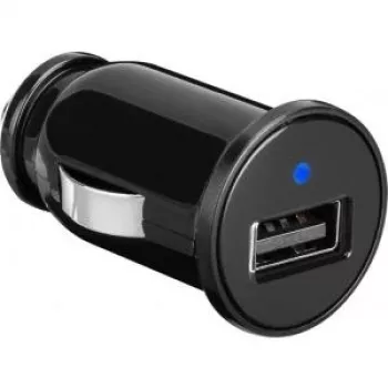 Carregador Goobay 44176 para dispositivos móveis câmara de vídeo digital - câmara digital - leitor de e-books - GPS - MP3 - telemóvel - smartphone - tablet - telefone preto adaptador para isqueiro