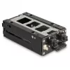 Delock - Rack de armazenamento móvel - baía fina - 5,25 para 2 x 2,5 (13,3 cm para 2 x 6,4 cm) - preto (47019)
