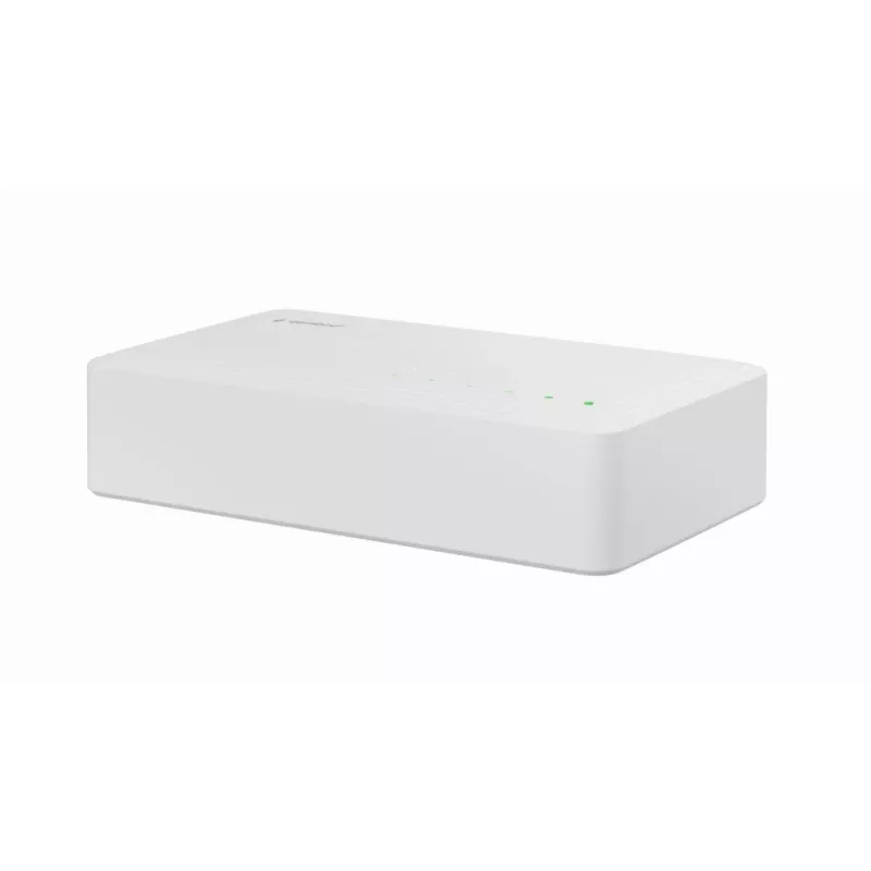 GEMBIRD Switch LAN Gigabit de 5-PORT branco