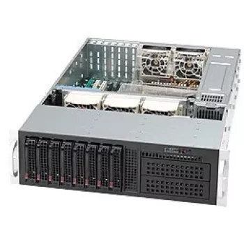 3HE Supermicro caixa SuperChassis 3U CSE-835TQ-R921B preto
