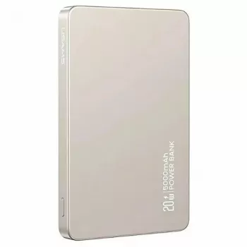 PowerBank 5000mAh 20W indução MagSafe titânio