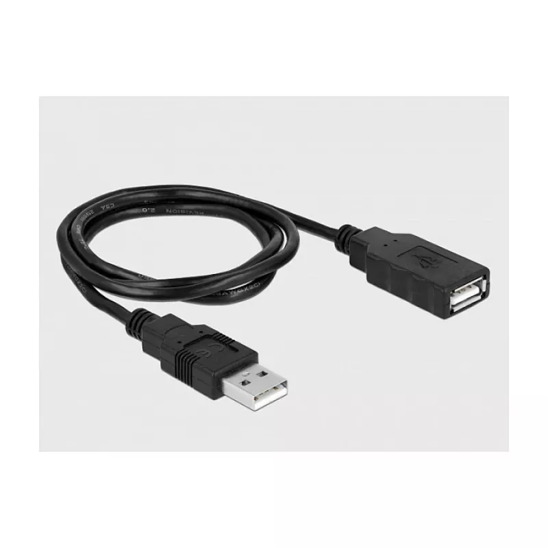Cabo série DeLOCK 66280 USB Type-A DB-9 0,8 m preto