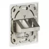EFB-Elektronik Tomada de rede dupla para keystones, branco, RAL 9003 sem keystone Fabricante: EFB Elektronik (EC020400001)