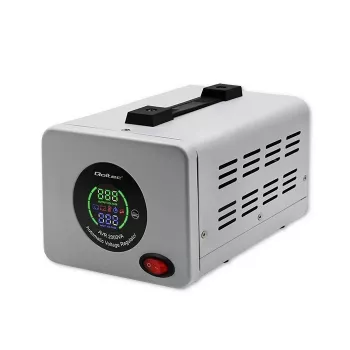Estabilizador de tensão automático Qoltec 50724 AVR 2000VA