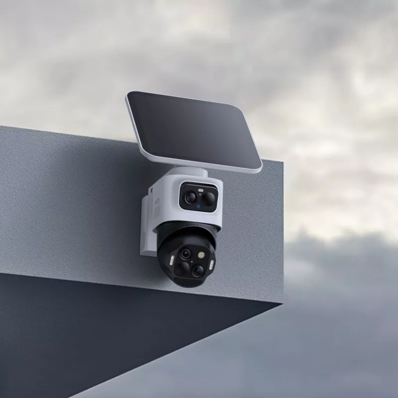 Anker Innovations Eufy SoloCam S4, Câmara de segurança IP, Interior e exterior, Sem fios, Teto/Parede, Preto, Branco, Cartucho (forma)