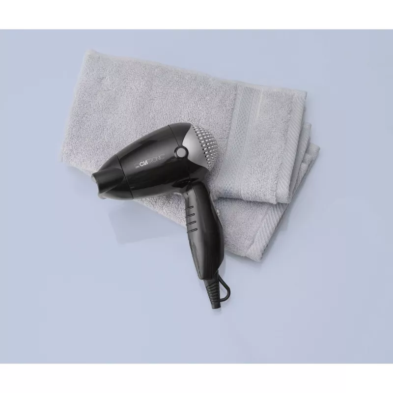 HT 3393, secador de cabelo preto/prateado