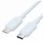 Cabo USB-C para Lightning/1M azul Laksf Vention