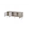 Móvel RTV Cama 3D TRESSE 150x40x55 caxemira mate