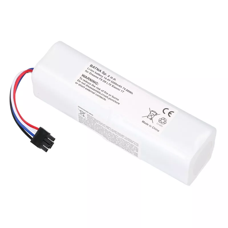 Bateria para Dreame Vacuum F9/D9 PRO, 14,4V 5200mAh