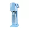 Máquina de gaseificar SODASTREAM Art Blue Steel — garrafa de plástico de 1 L, carbonatador de 60 L, 173×245×430 mm