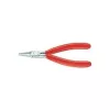 Alicate de eletrónica Knipex comprimento total 115 mm mandíbulas largas planas forma 1 cobertura de cabeça esférica