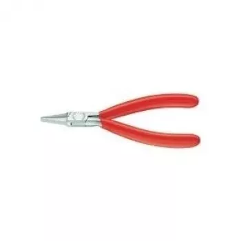 Alicate de eletrónica Knipex comprimento total 115 mm mandíbulas largas planas forma 1 cobertura de cabeça esférica