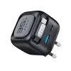 Havit UC250 A-EU carregador de viagem GaN com cabo extensível, preto