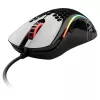 Rato Glorious Gaming Glorious Model D Glossy (preto), destro, ótico, USB Type-A, 12000 DPI, 1 ms, preto
