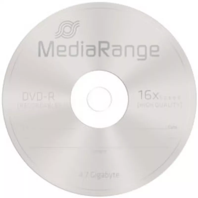 MediaRange - 50 x DVD-R - 4,7GB (120 Min.) 16x - Torre (MR444)