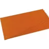 Herlitz 10838498 tiras separadoras de cartão manila, trapezoidais, A4, perfuradas, 120 x 230 mm, laranja