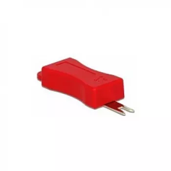 DeLOCK 86412 Ferramenta de remoção de bloqueadores de porta RJ45 (Secure Clip Tool), vermelho, 4 pcs