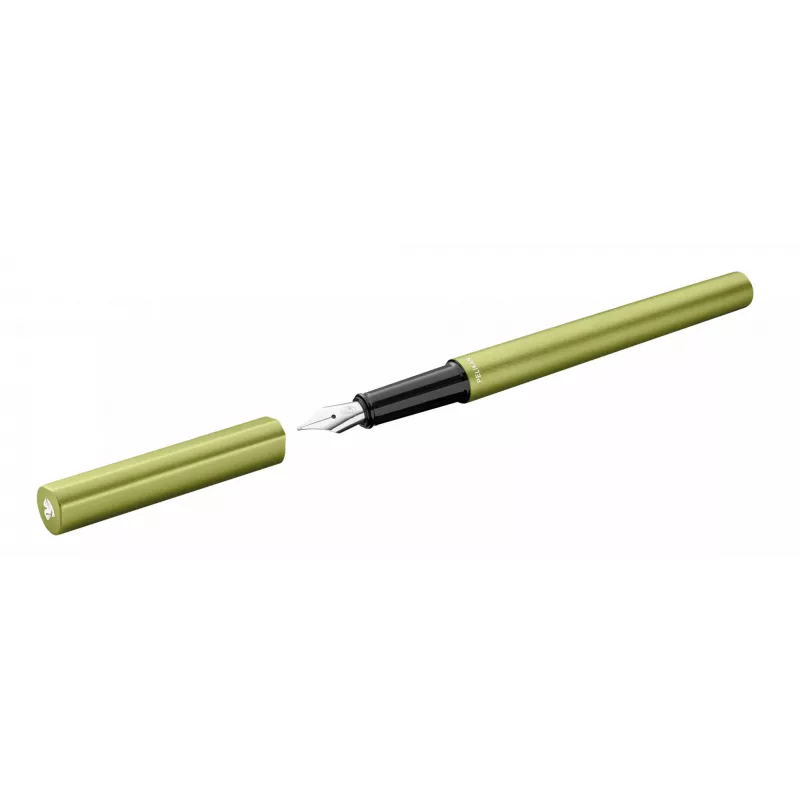 Caneta de tinta permanente Pelikan 823692 sistema de cartuchos verde