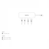 Hub USB Type-C DICOTA D32061 10000 Mbit/s Prateado