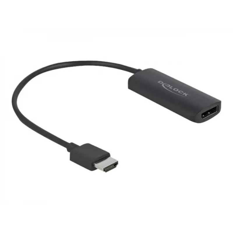 Adaptador HDMI-A macho para DisplayPort fêmea 4K 60 Hz DeLOCK 63206