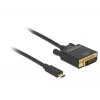 Adaptador USB-C para DVI DeLOCK 1 m 85320