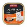 ANIMONDA Vom Feinsten Adult Frango, Vaca e Cenouras - Alimento húmido para gatos - 100 g