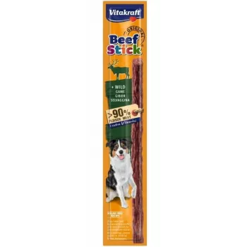 Osso de roer para cães Vitakraft Beef Stick 12 g — sabor a caça, cães idosos, saco individual