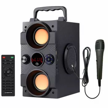 Altifalante portátil Manta SPK817 Fortino, preto
