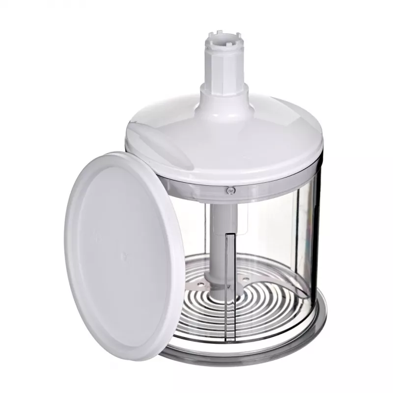 Acessório para misturadora Bosch MFZ4050, caixa de plástico branca transparente