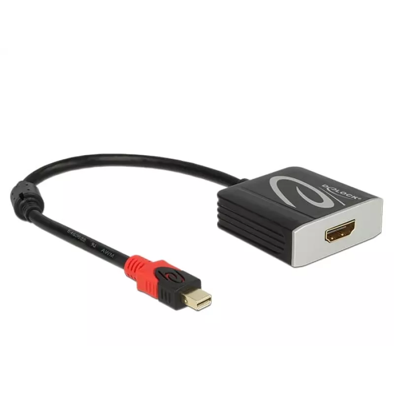 Adaptador de cabo de vídeo DeLOCK 62735 Mini DisplayPort para HDMI